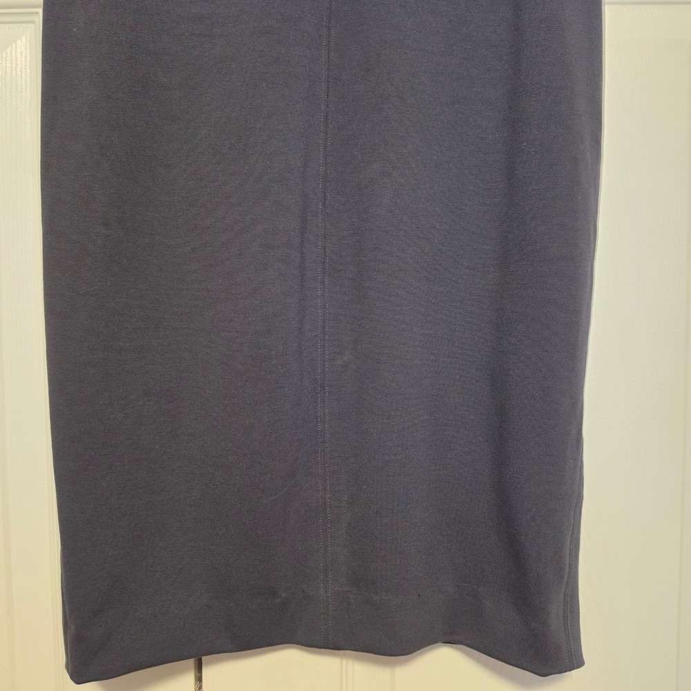 Aritzia Wilfred Charcoal Gray Ponte Knit Pencil Midi Skirt Size Medium - Picture 8 of 9